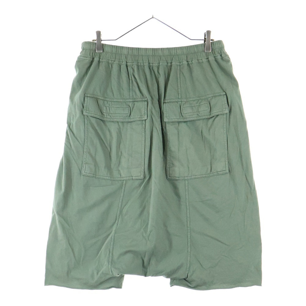 Rick Owens(リックオウエンス) 21AW DRKSHDW DRAWSTRING ドローストリングショートパンツ グリーン DU02A3380-RN