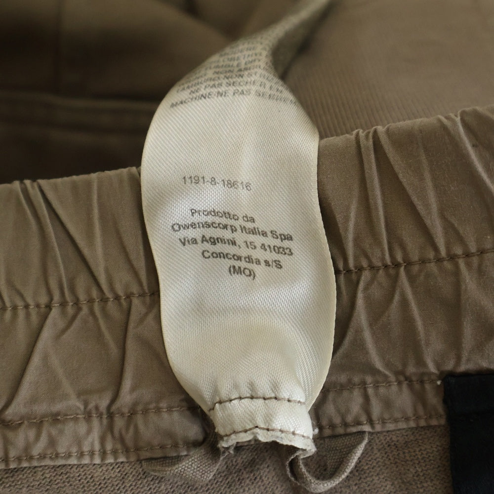 Rick Owens(リックオウエンス) DRKSHDW ダークシャドウ クリーチカーゴ ドローストリング パンツ ライトブラウン DU01B7376-RIG