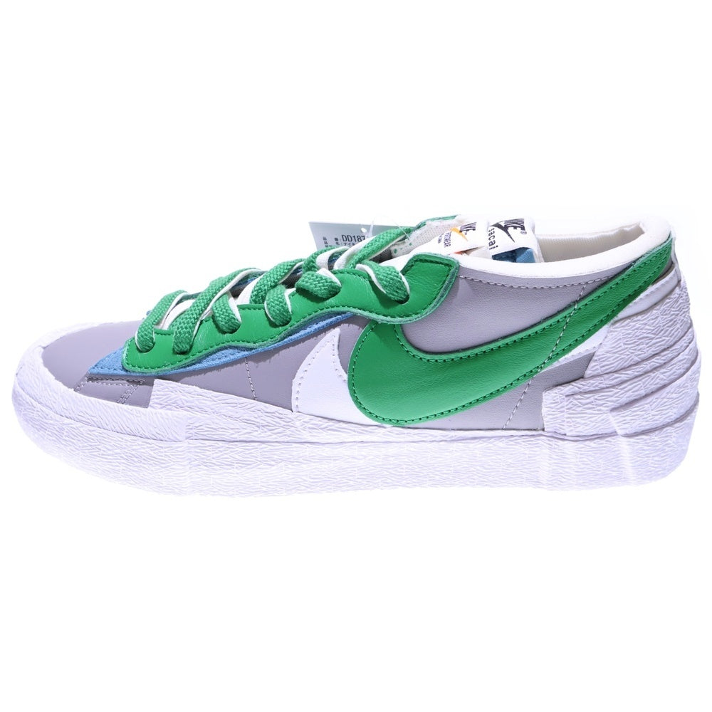 NIKE(ナイキ) ×SACAI BLAZER LOW CLASSIC GREEN サカイ ブレーザー ロー クラシックグリーン ローカットスニーカー ホワイト/グリーン US9.5/27.5cm DD1877-001