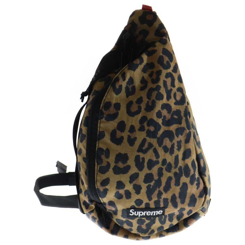 SUPREME(シュプリーム) 20AW Leopard Sling Bag レオパード スリングバッグ ボディバッグ ブラウン