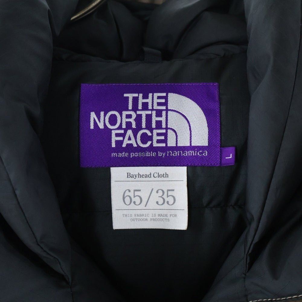 THE NORTH FACE PURPLE LABEL(ノースフェイスパープルレーベル) MONKEY TIME モンキータイム フード付き ジップアップ ダウンジャケット カーキ ND2082N