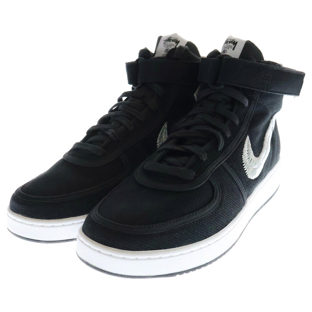 NIKE(ナイキ) ×STUSSY VANDAL HIGH ステューシー バンダル ハイカットスニーカー ブラック US9.5/27.5cm DX5425-001