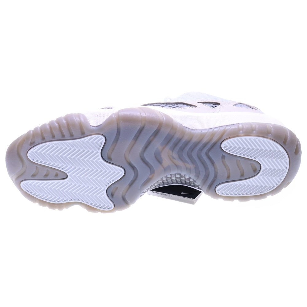 NIKE(ナイキ) AIR JORDAN 11 LOW IE LIGHT OREWOOD BROWN エアジョーダン11 ロー ライトオレウッドブラウン ローカットスニーカー グレー/ホワイト US9.5/27.5cm 919712-102