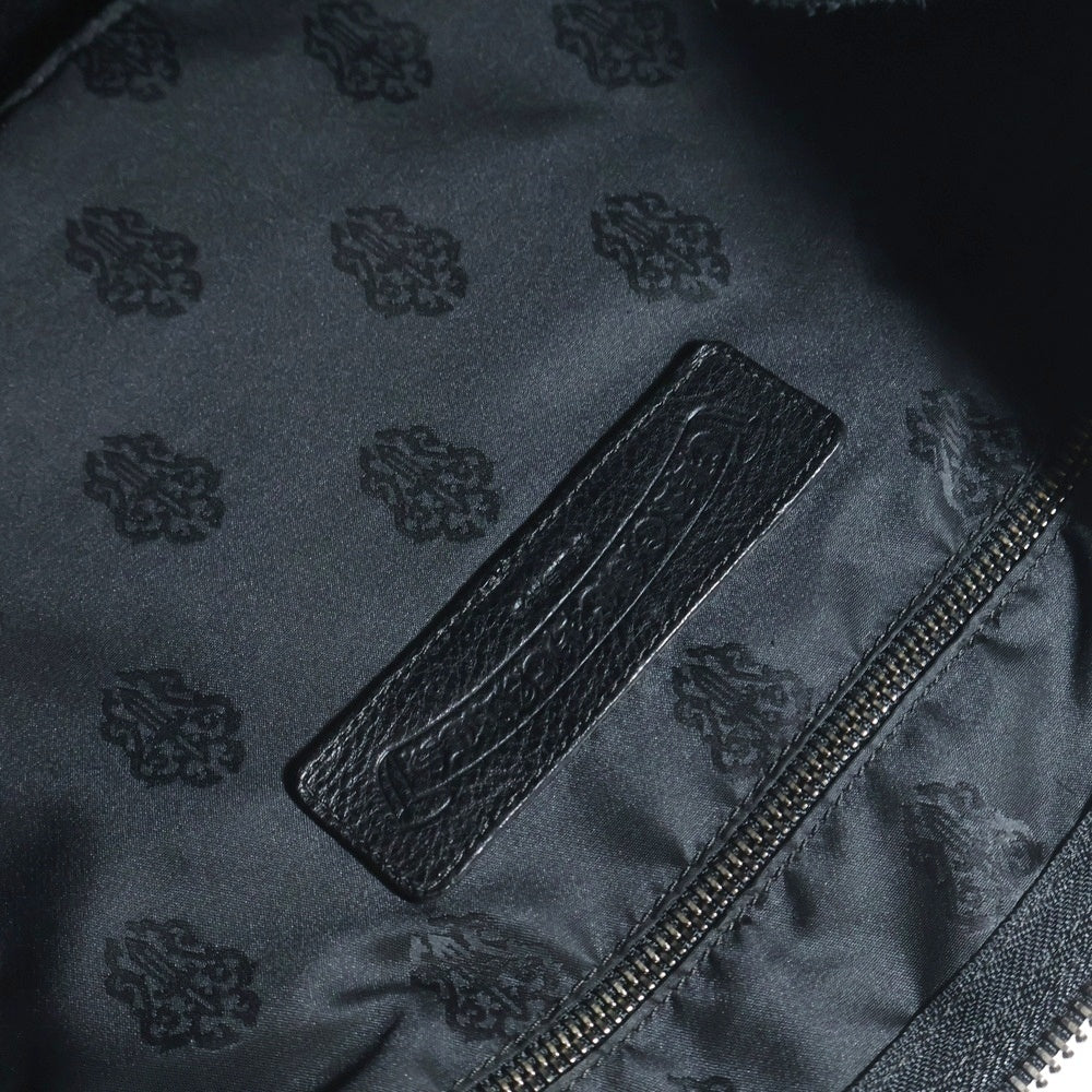 CHROME HEARTS(クロムハーツ) LELO レロ フレアニー ガンスリンガーバックル レザーショルダーバッグ ブラック