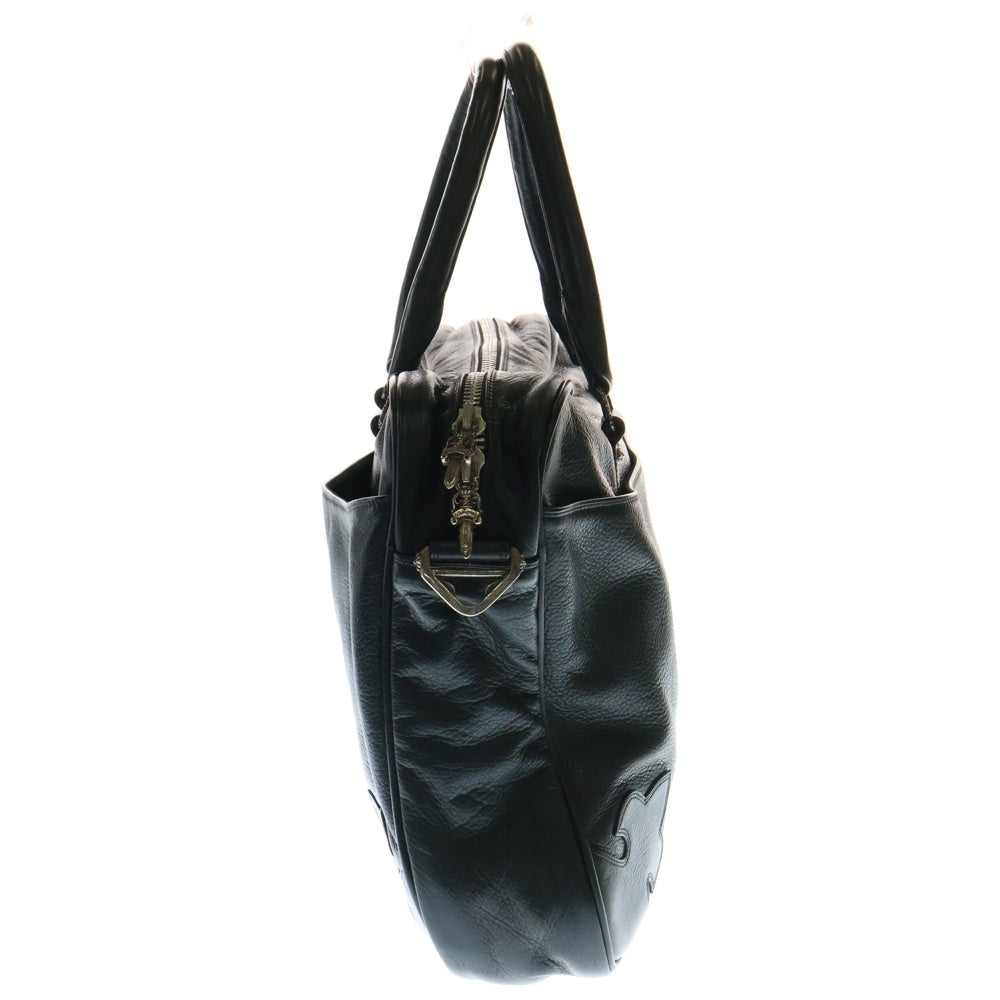 CHROME HEARTS(クロムハーツ) FLERKNEE BRIEFCASE フレアニー レザー ブリーフケース ビジネスバッグ ブラック
