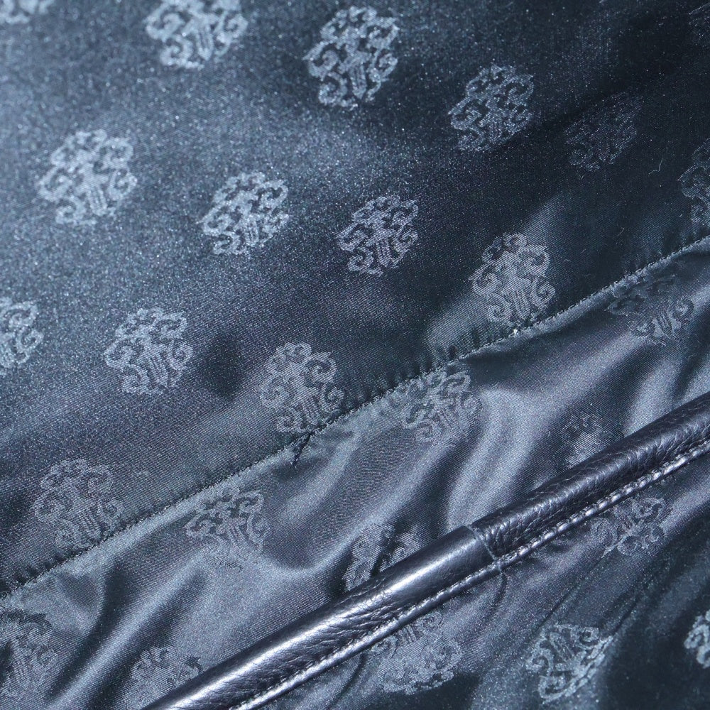 CHROME HEARTS(クロムハーツ) FLERKNEE BRIEFCASE フレアニー レザー ブリーフケース ビジネスバッグ ブラック