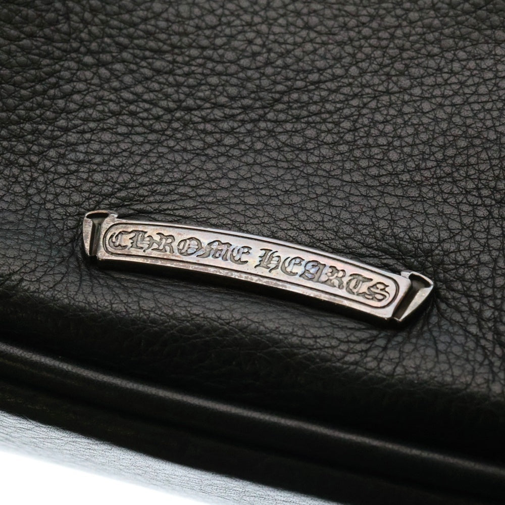 CHROME HEARTS(クロムハーツ) FLERKNEE BRIEFCASE フレアニー レザー ブリーフケース ビジネスバッグ ブラック