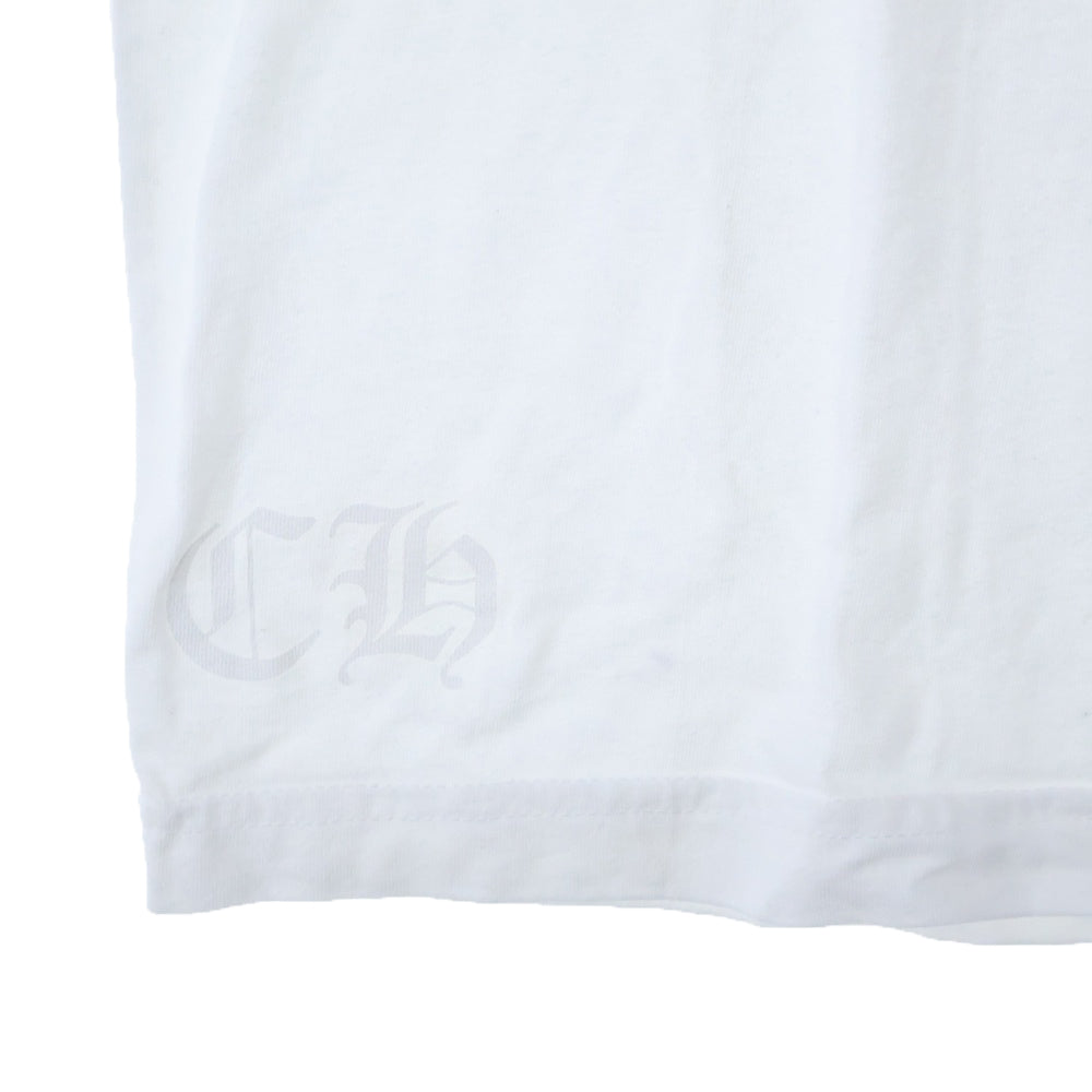 CHROME HEARTS(クロムハーツ) VINE DAGGER スプリットヴァインダガープリント クルーネック 半袖Tシャツ ホワイト
