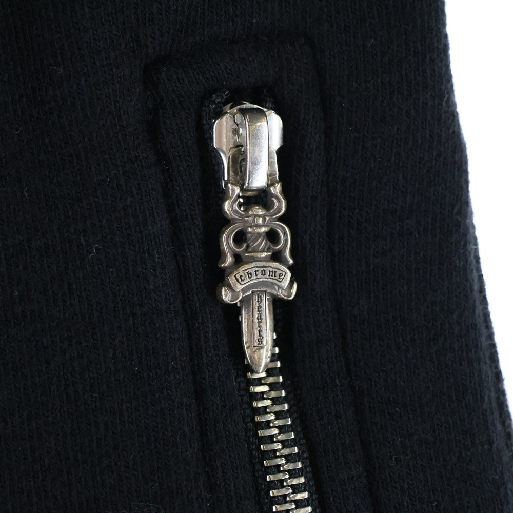 CHROME HEARTS(クロムハーツ) YNOT Sweat Shorts ダガージップ スウェット ハーフパンツ ブラック
