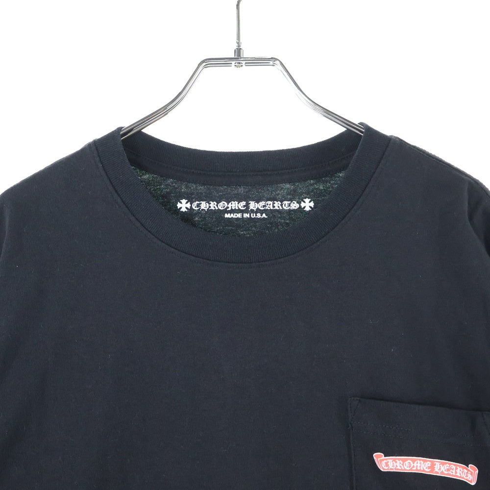 CHROME HEARTS(クロムハーツ) ×MATTY BOY STAYFAST RACE TEAM SWEAT グラフィックプリント クルーネック 長袖Tシャツ ブラック
