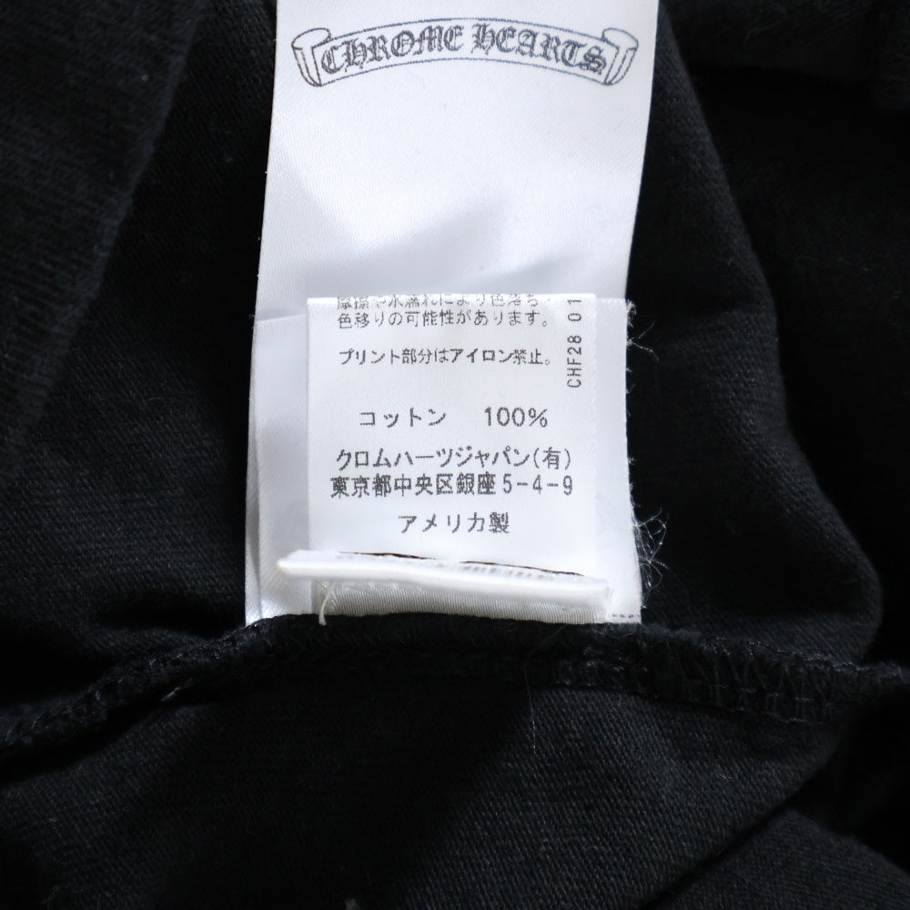 CHROME HEARTS(クロムハーツ) ×MATTY BOY STAYFAST RACE TEAM SWEAT グラフィックプリント クルーネック 長袖Tシャツ ブラック