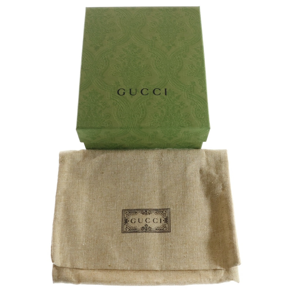 GUCCI(グッチ) ジャンボGG ダイアナ バンブー コンパクトウォレット 二つ折り財布 ブラウン 658635