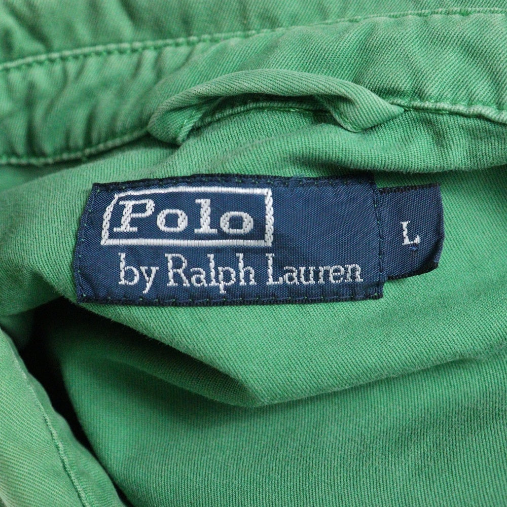 POLO RALPH LAUREN(ポロラルフローレン) 90S 刺繍ロゴ ジップアップ ジャケット グリーン