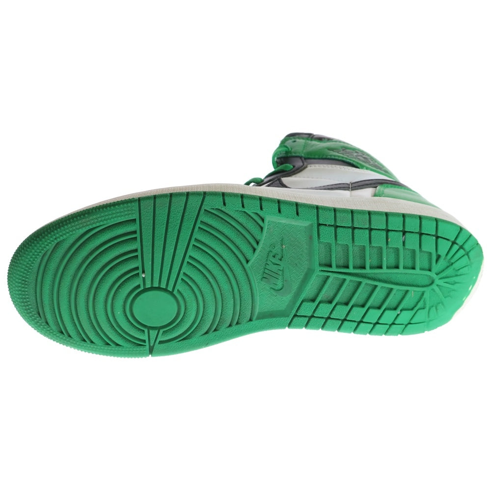 NIKE(ナイキ) AIR JORDAN 1 RETRO HIGH OG LUCKY GREEN エアジョーダン レトロ ラッキーグリーン ハイカットスニーカー グリーン/ブラック US9.5/27.5cm DZ5485-031