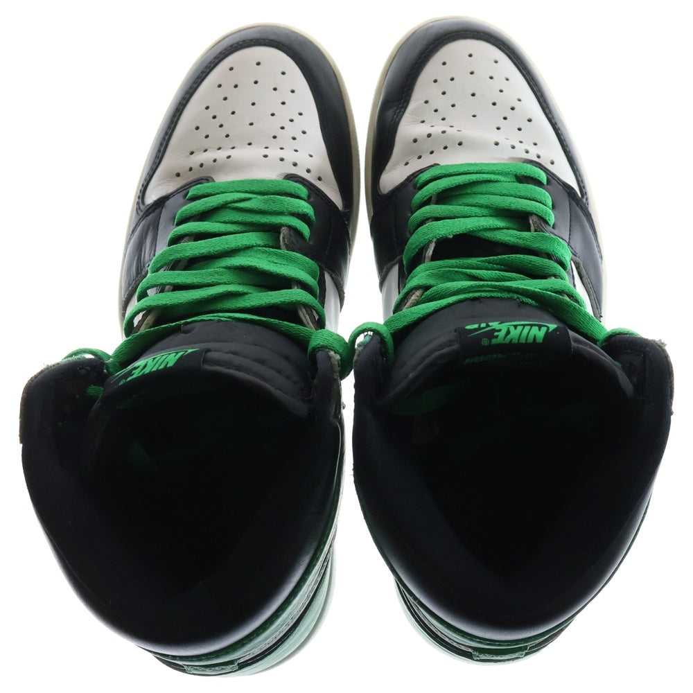 NIKE(ナイキ) AIR JORDAN 1 RETRO HIGH OG LUCKY GREEN エアジョーダン レトロ ラッキーグリーン ハイカットスニーカー グリーン/ブラック US9.5/27.5cm DZ5485-031