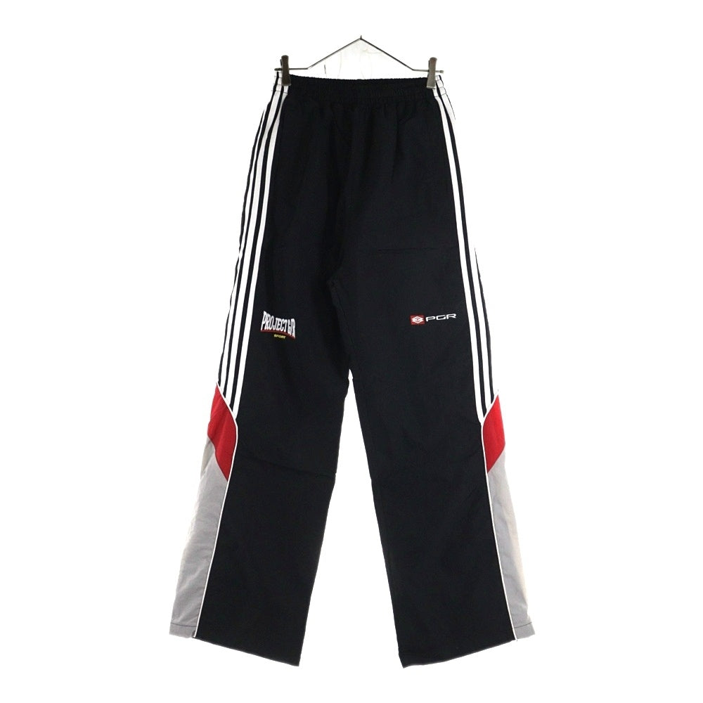 PROJECT G/R(プロジェクトジーアール) 25SS RETRO BAGGY NYLON TRACK PANTS レトロバギーナイロンパンツ ブラック PG25SSMB06