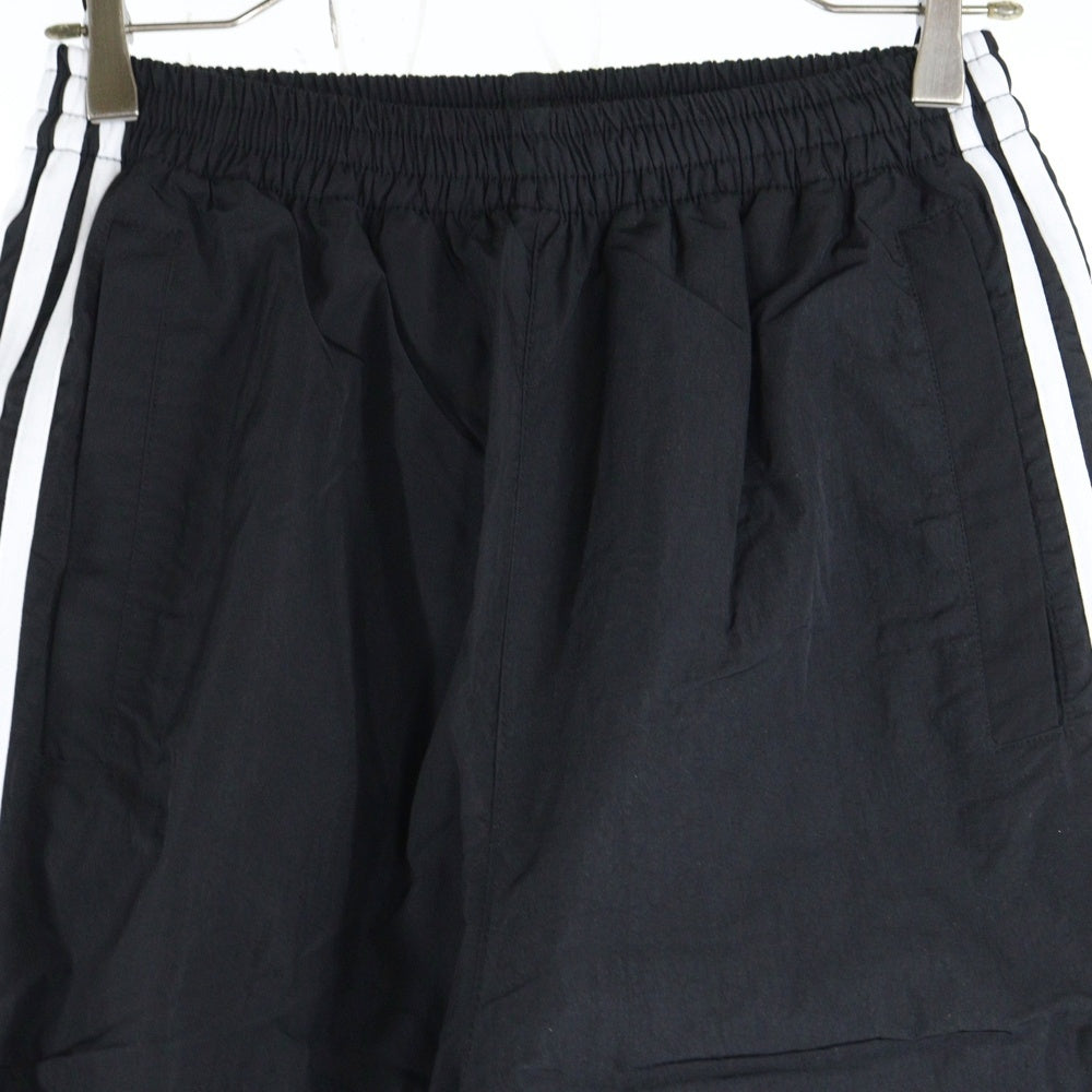PROJECT G/R(プロジェクトジーアール) 25SS RETRO BAGGY NYLON TRACK PANTS レトロバギーナイロンパンツ ブラック PG25SSMB06