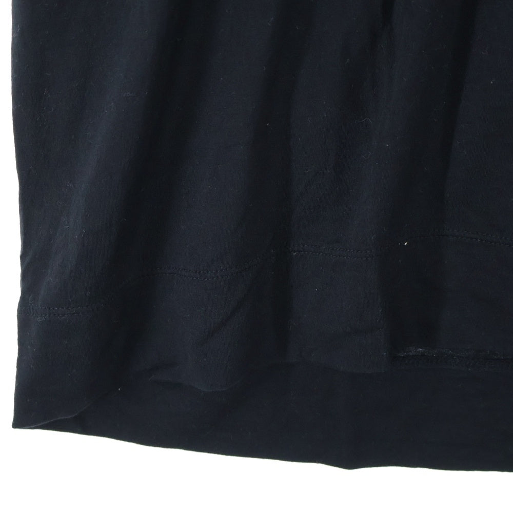 JULIUS(ユリウス) 23SS ドレープ オーバーサイズ半袖Tシャツ カットソー ブラック 817CPM1