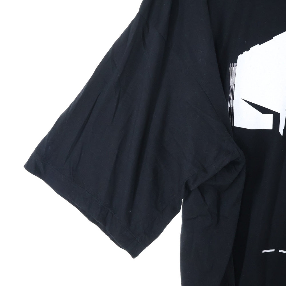 JULIUS(ユリウス) 23SS ドレープ オーバーサイズ半袖Tシャツ カットソー ブラック 817CPM1