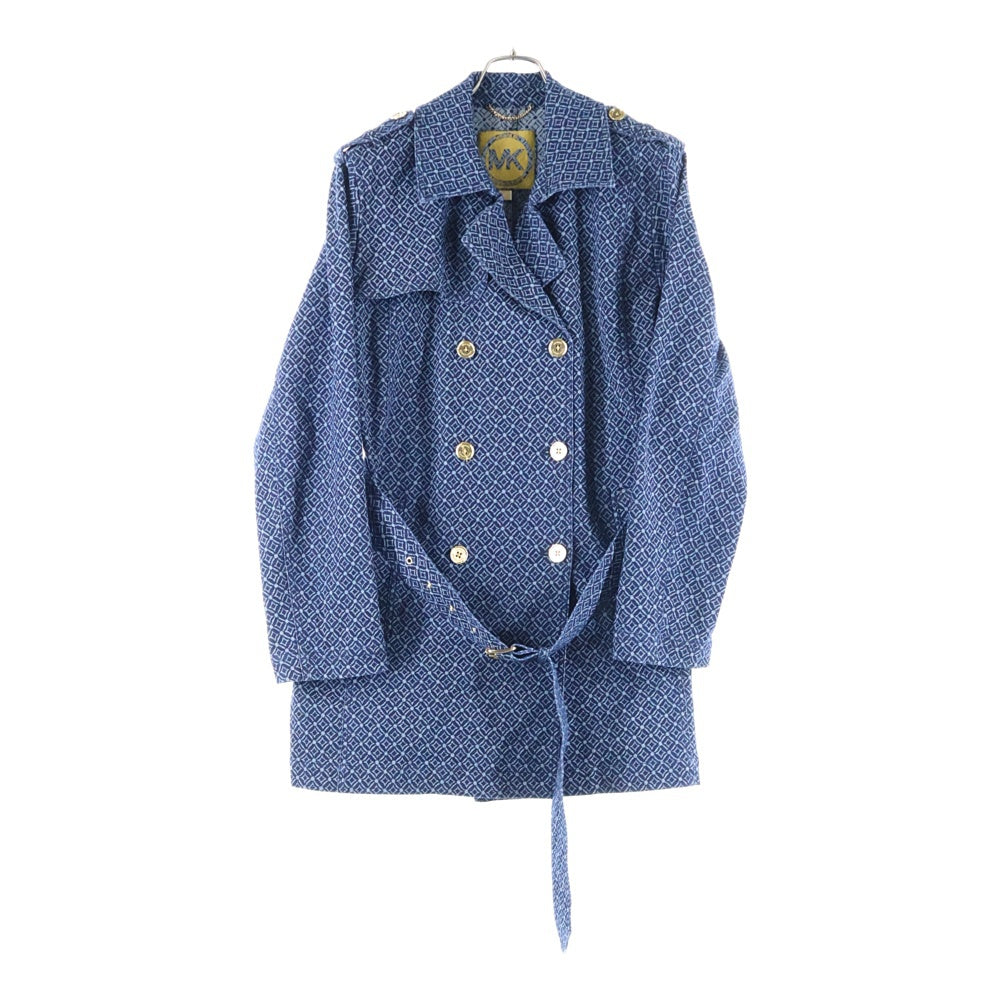 MICHAEL KORS(マイケルコース) 総柄デニムジャケット ネイビー JF420G7GQC