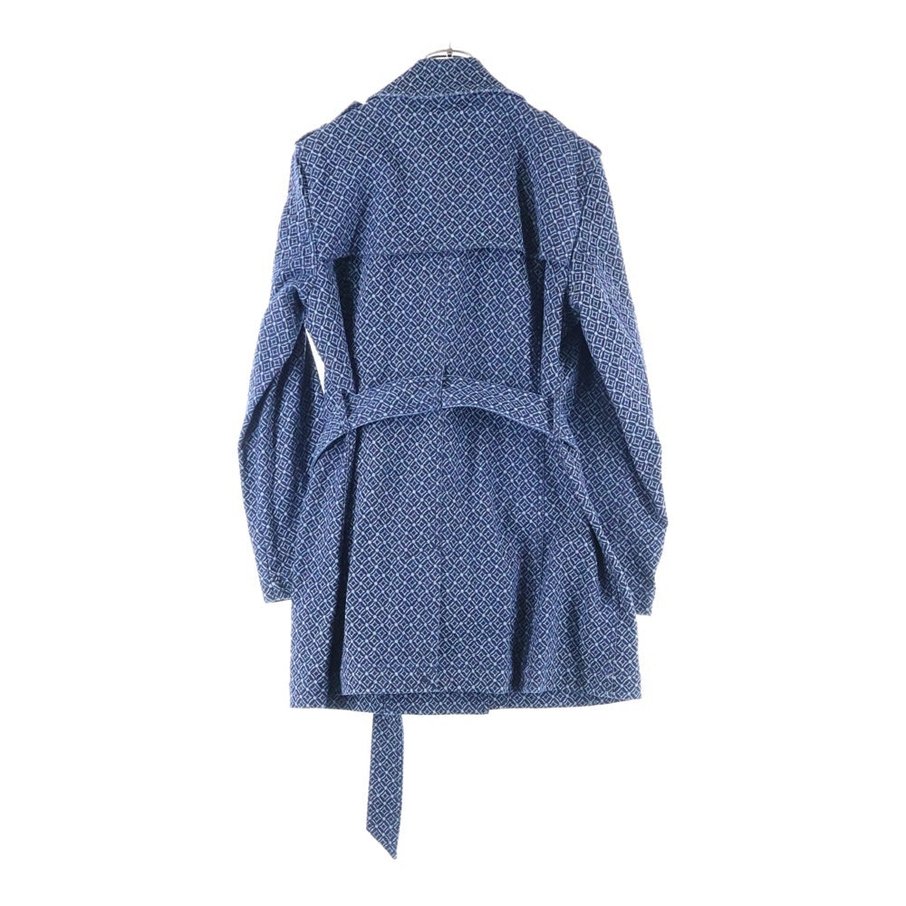 MICHAEL KORS(マイケルコース) 総柄デニムジャケット ネイビー JF420G7GQC