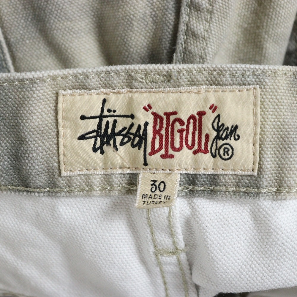 STUSSY(ステューシー) 24AW BIG OL JEAN STENPAT CAMO ビッグオルジーン デニムパンツ グレー