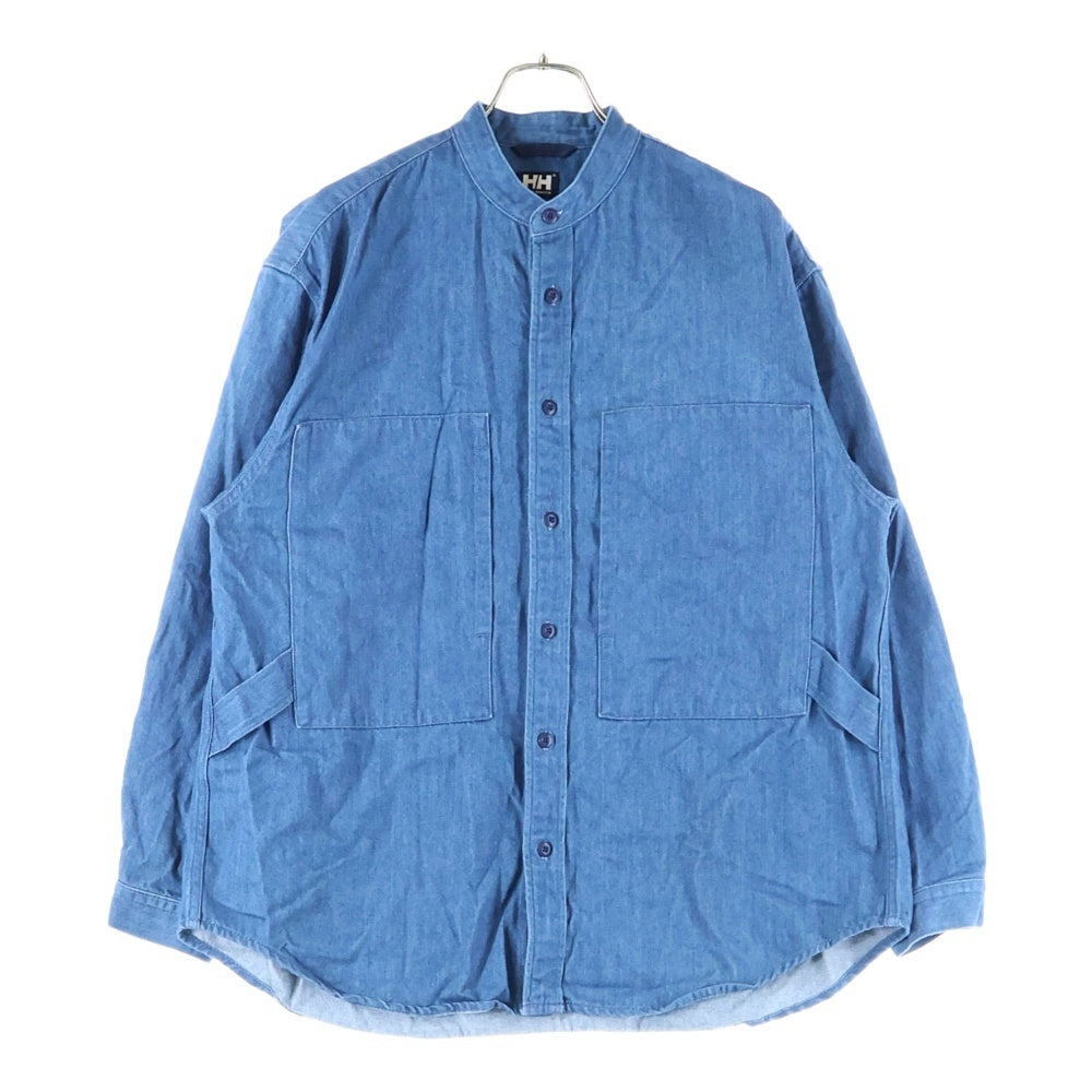 HELLY HANSEN(ヘリーハンセン) Flameproof Denim Shirts フレームプルーフデニム長袖シャツ インディゴ HOE32161