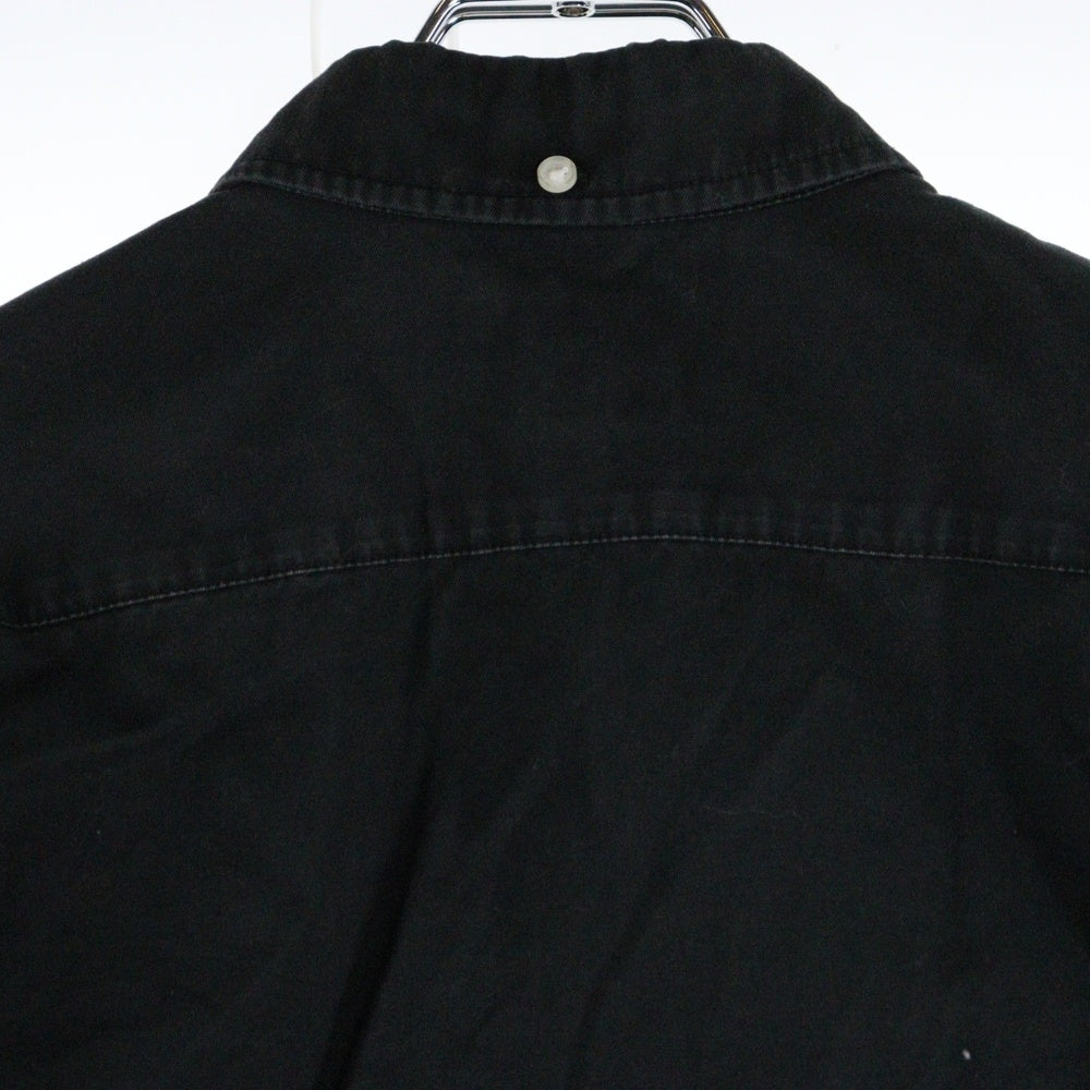 SUPREME(シュプリーム) 22SS Small Box Shirt スモールボックス ワッペン付き長袖シャツ ブラック
