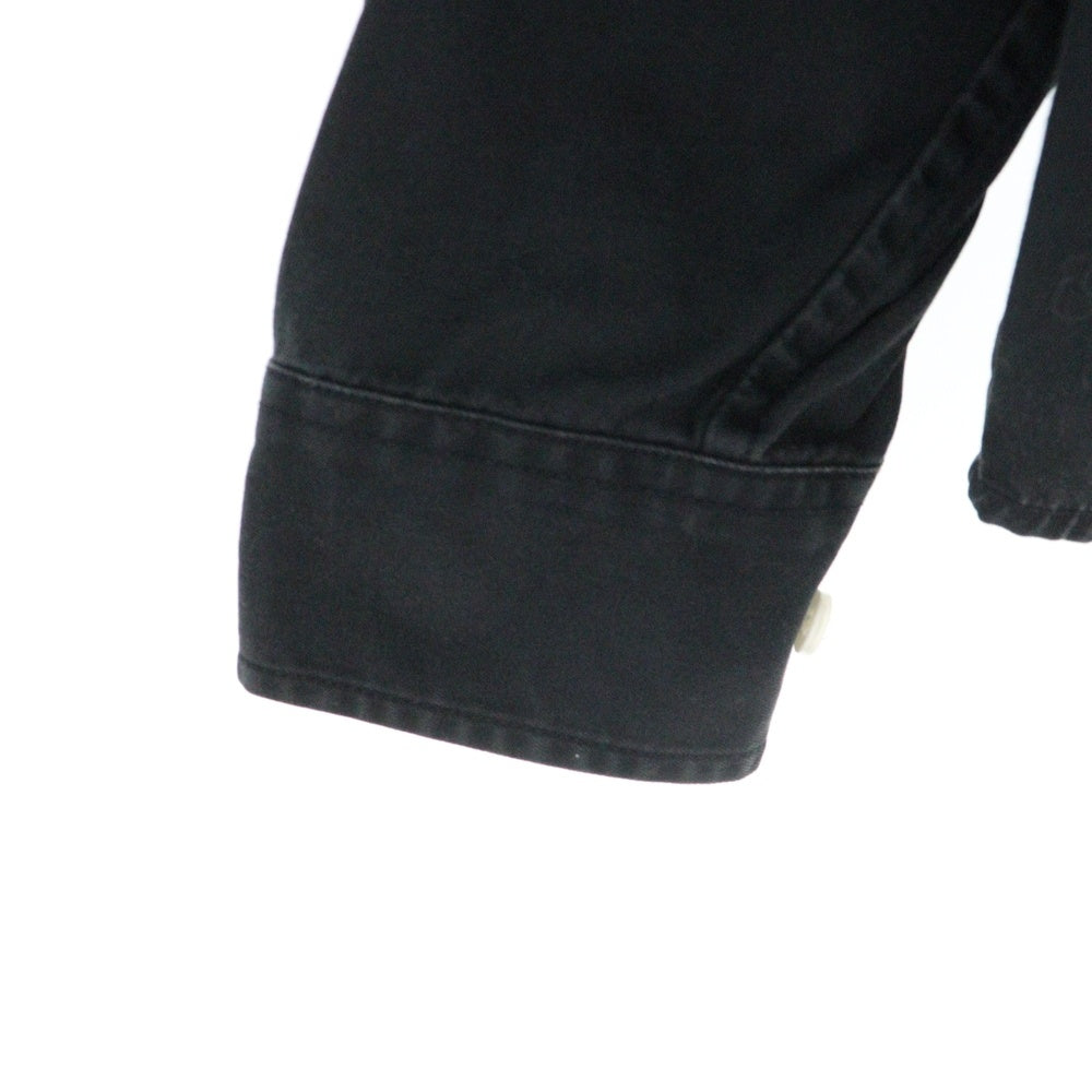 SUPREME(シュプリーム) 22SS Small Box Shirt スモールボックス ワッペン付き長袖シャツ ブラック