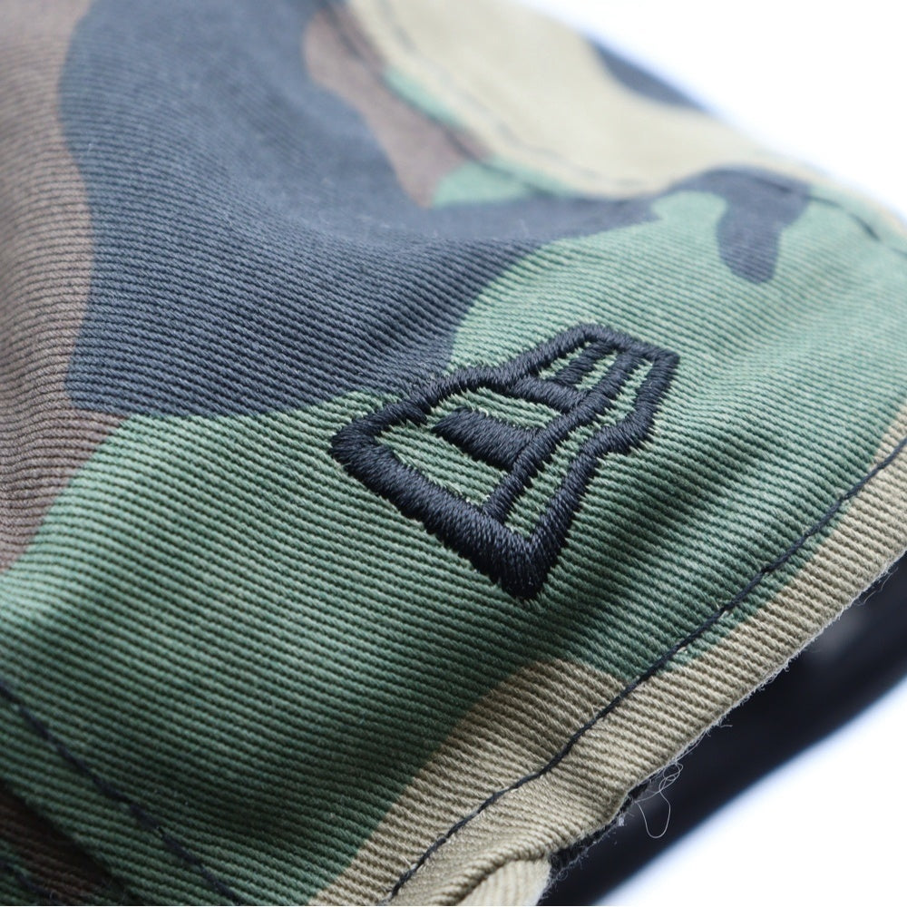STUSSY(ステューシー) ×Newera Curly S 59FIFTY ニューエラ カーリーSロゴ刺繍 ベースボールキャップ カモフラ グリーン
