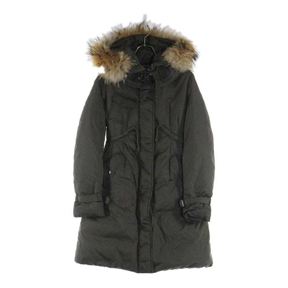 MONCLER(モンクレール) PHALANGERE ファランジェール ファー付 ダウンコート レディース 120934991425 53106 カーキ