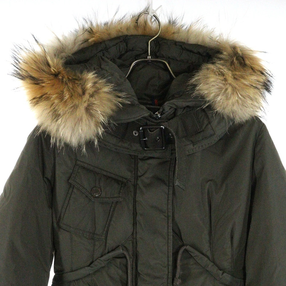MONCLER(モンクレール) PHALANGERE ファランジェール ファー付 ダウンコート レディース 120934991425 53106 カーキ