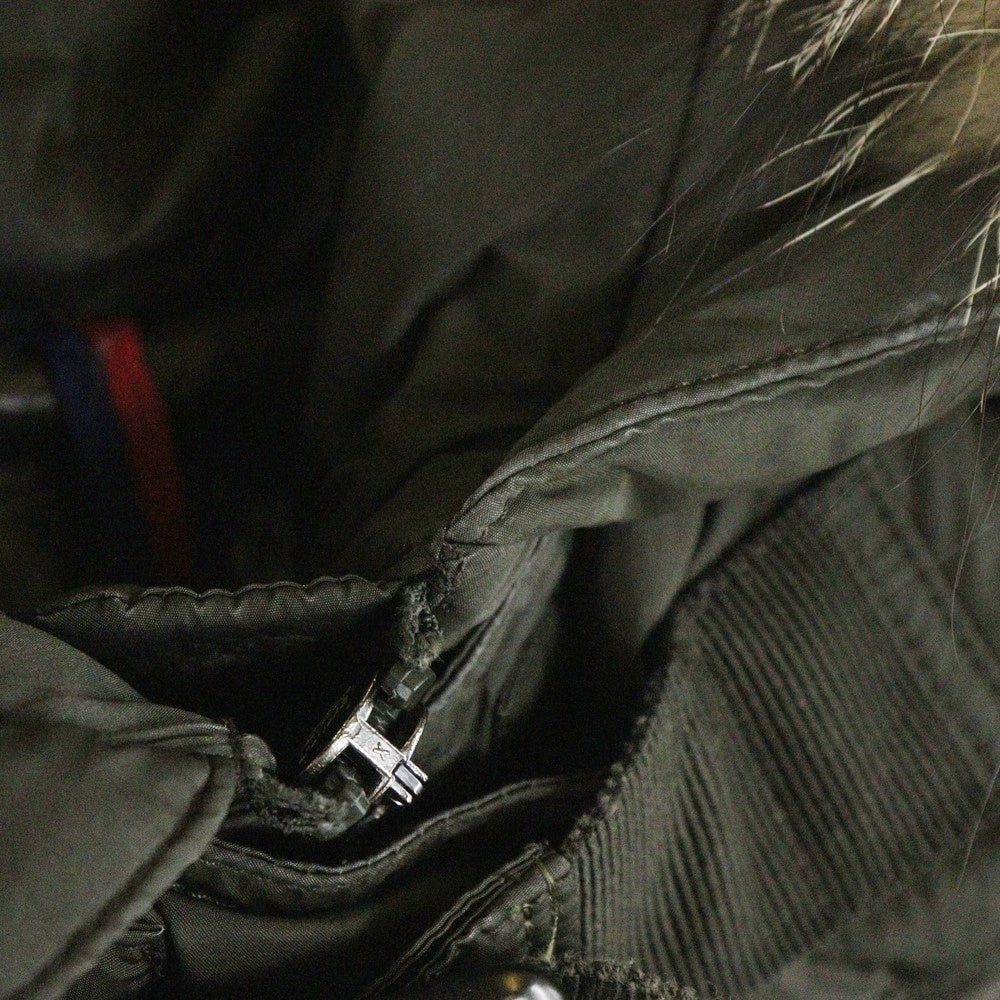 MONCLER(モンクレール) PHALANGERE ファランジェール ファー付 ダウンコート レディース 120934991425 53106 カーキ