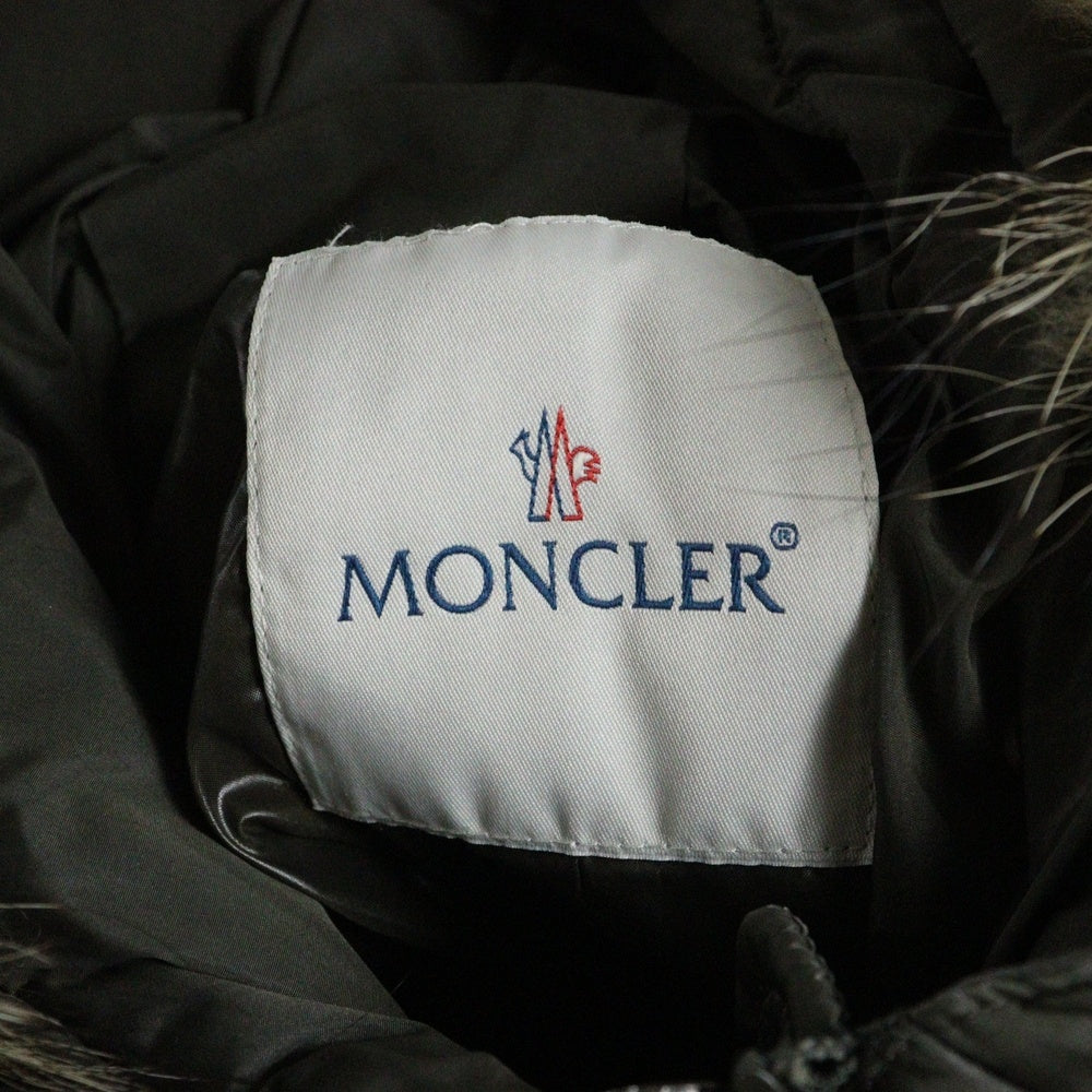 MONCLER(モンクレール) PHALANGERE ファランジェール ファー付 ダウンコート レディース 120934991425 53106 カーキ