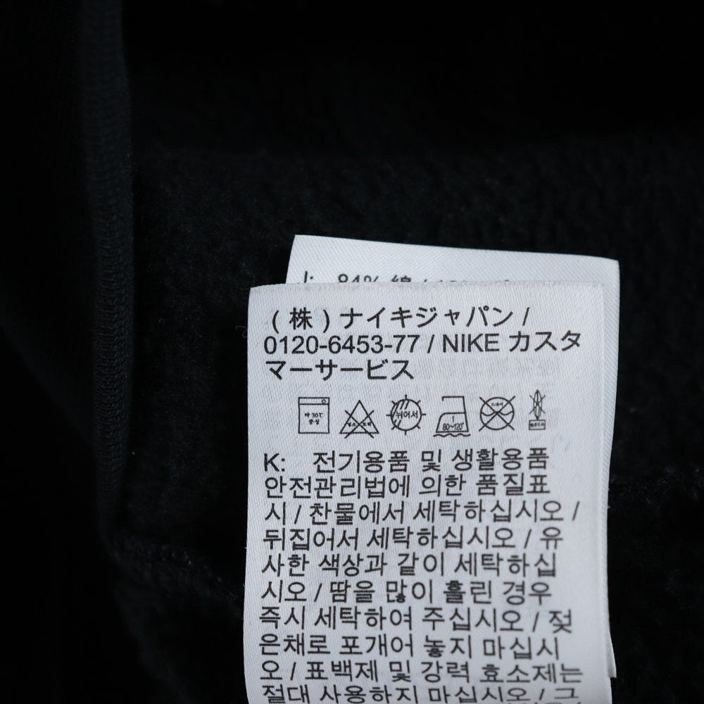 SUPREME(シュプリーム) 20AW ×NIKE Jewel Crewneck フロントロゴ クルーネック 長袖スウェット トレーナー ブラック