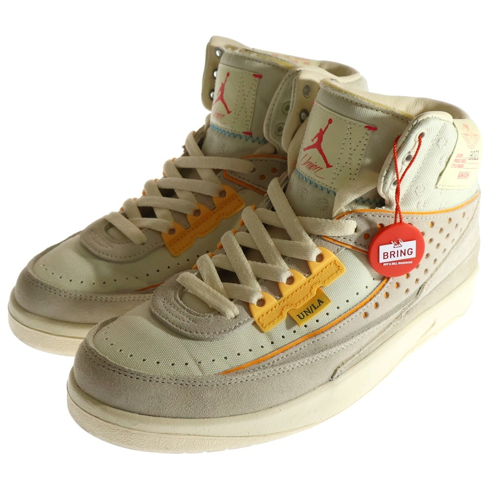 NIKE(ナイキ) ×UNION AIR JORDAN 2 RETRO SP UNION ユニオン エアジョーダン レトロ ハイカットスニーカー アイボリー レディース US6/24cm DN3802-200
