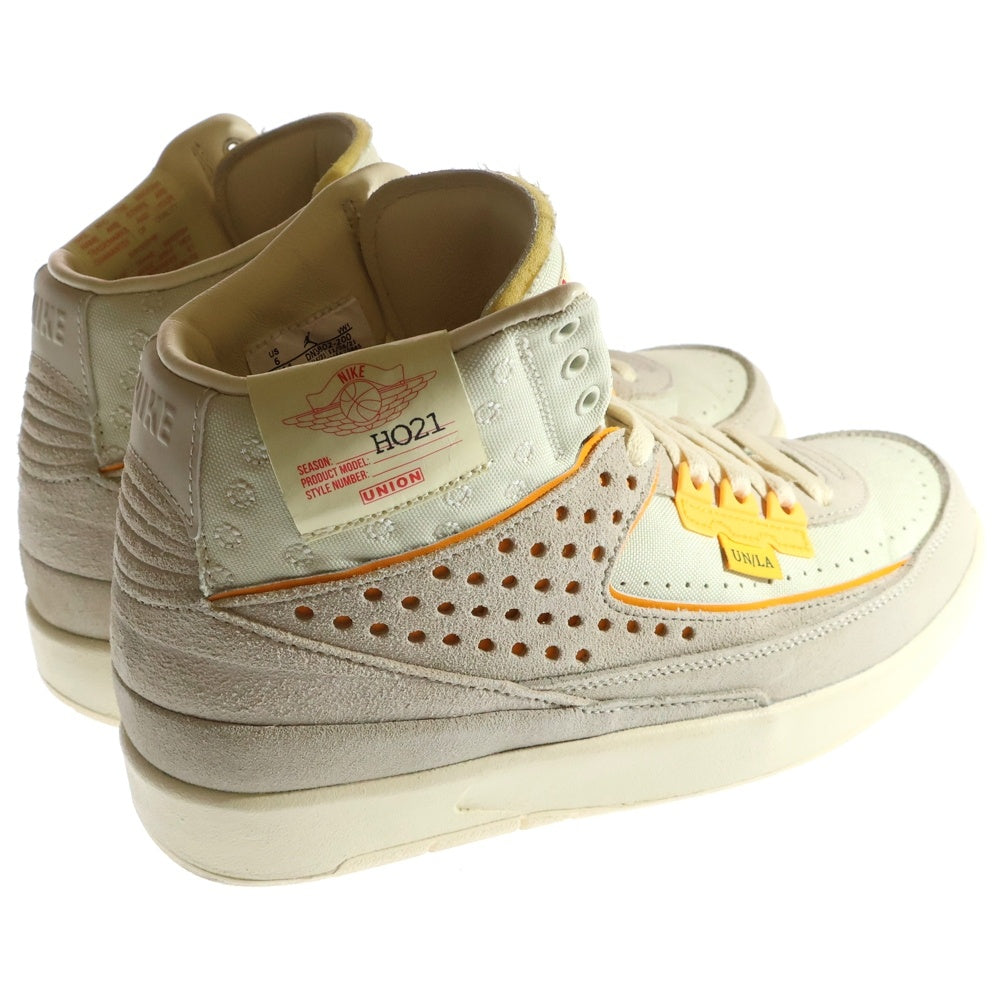 NIKE(ナイキ) ×UNION AIR JORDAN 2 RETRO SP UNION ユニオン エアジョーダン レトロ ハイカットスニーカー アイボリー レディース US6/24cm DN3802-200