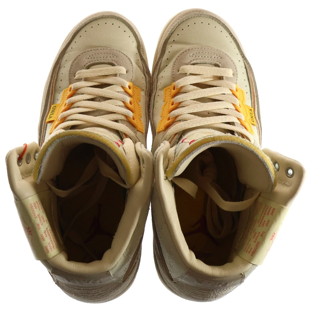 NIKE(ナイキ) ×UNION AIR JORDAN 2 RETRO SP UNION ユニオン エアジョーダン レトロ ハイカットスニーカー アイボリー レディース US6/24cm DN3802-200