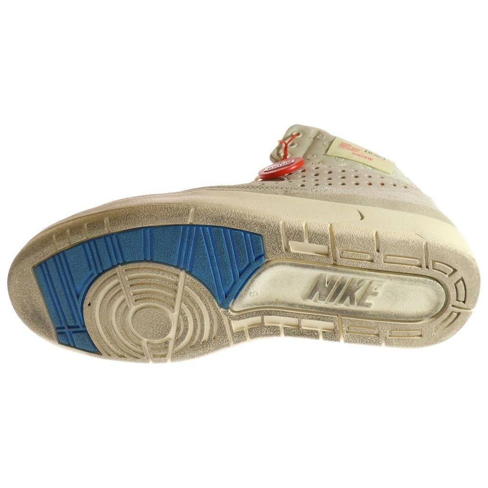 NIKE(ナイキ) ×UNION AIR JORDAN 2 RETRO SP UNION ユニオン エアジョーダン レトロ ハイカットスニーカー アイボリー レディース US6/24cm DN3802-200