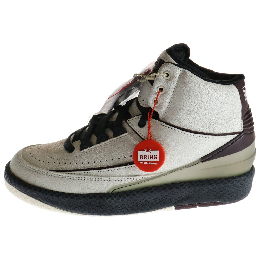 NIKE(ナイキ) ×A MA MANIERE AIR JORDAN 2 RETRO SP ア マ マニエール エアジョーダン 2 レトロ ハイカットスニーカー アイボリー レディース US6/24cm DO7216-100