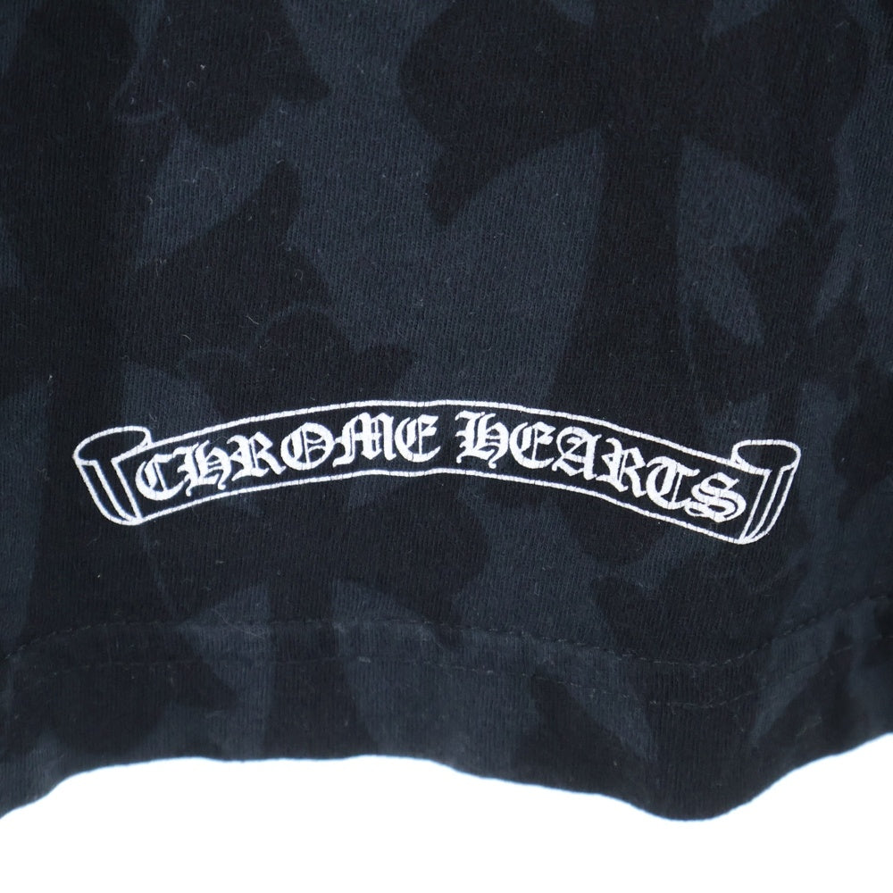 CHROME HEARTS(クロムハーツ) Graveyard Cemetery Cross L/S T-Shirt グレイブ ヤード セメタリークロス ロングTシャツ ブラック