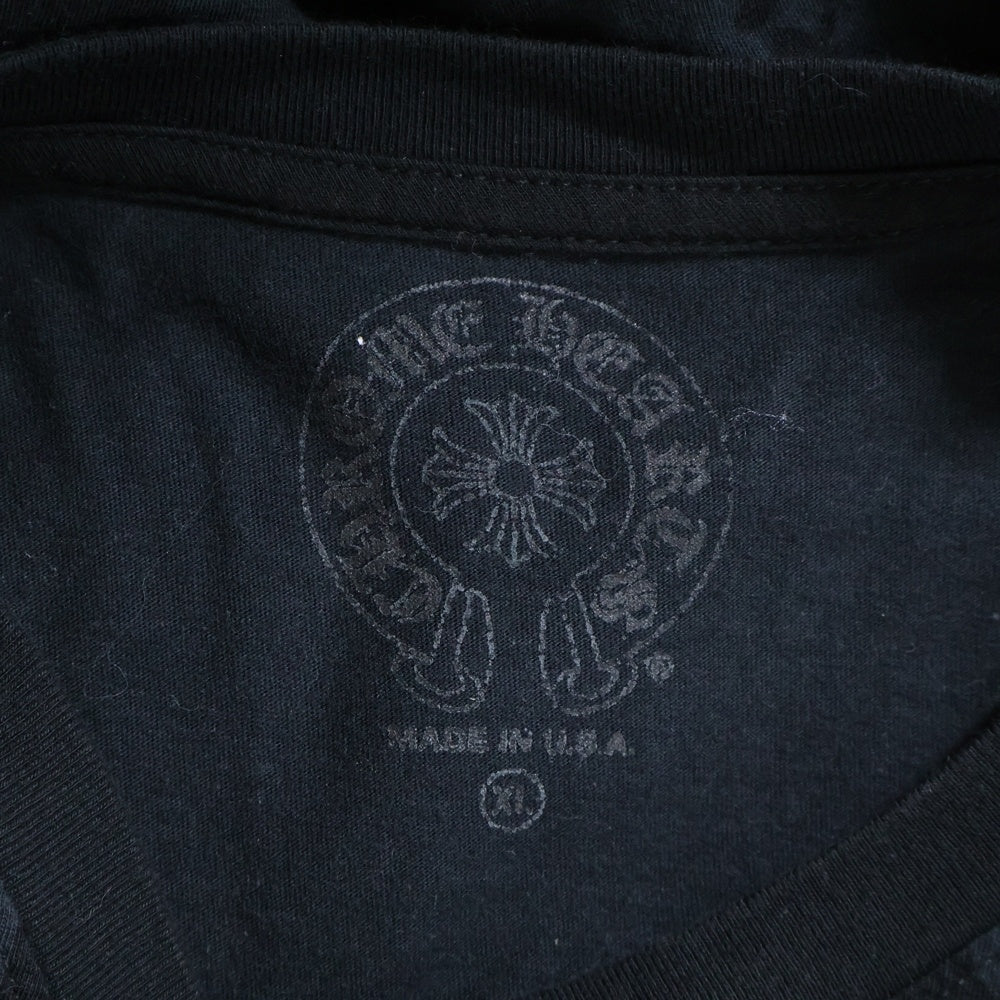 CHROME HEARTS(クロムハーツ) Graveyard Cemetery Cross L/S T-Shirt グレイブ ヤード セメタリークロス ロングTシャツ ブラック