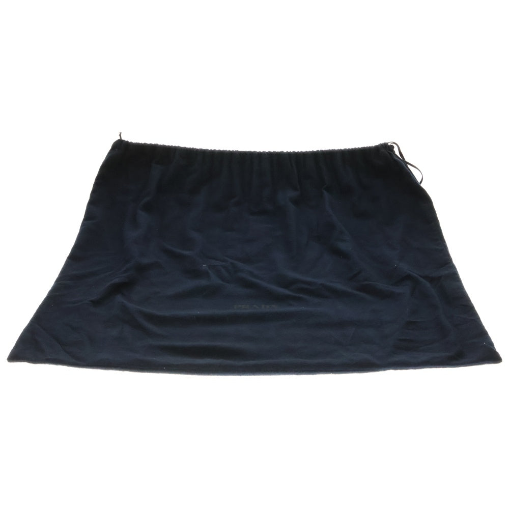 PRADA(プラダ) Re-Nylon リナイロン サフィアーノ レザー トライアングル ロゴプレート バックパック リュックサック ブラック 2VZ090 2DMG F0002