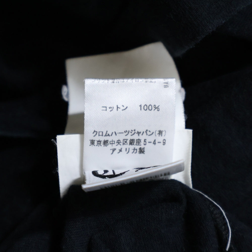 CHROME HEARTS(クロムハーツ) FLEURKNEE Tee フレアニー プリント クルーネック 半袖Tシャツ カットソー ブラック