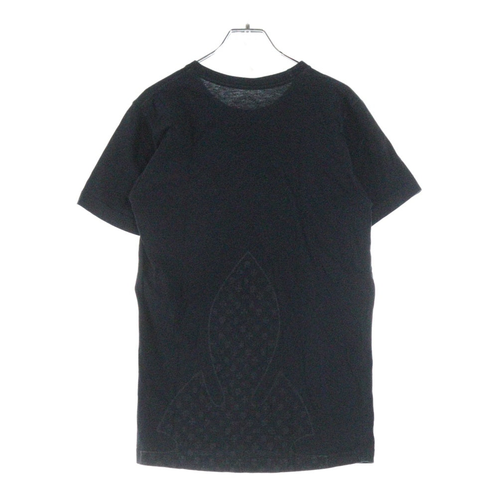 CHROME HEARTS(クロムハーツ) FLEURKNEE Tee フレアニー プリント クルーネック 半袖Tシャツ カットソー ブラック