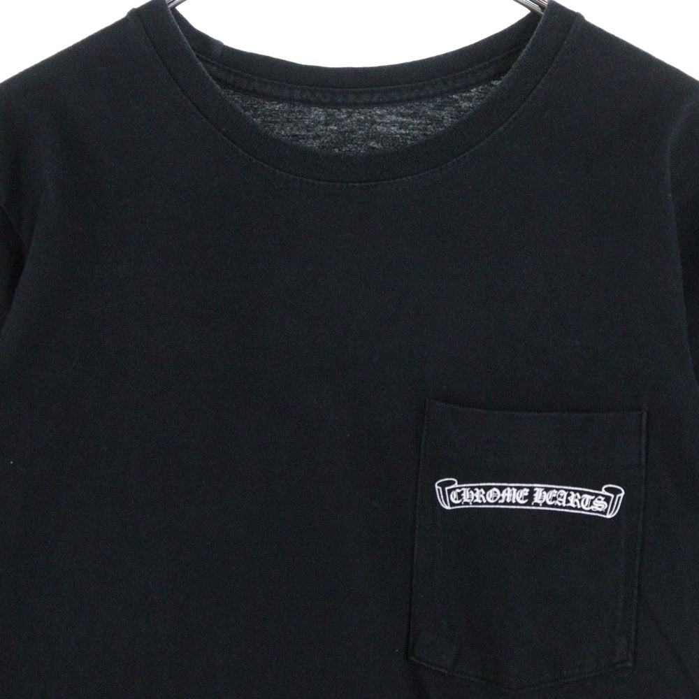 CHROME HEARTS(クロムハーツ) FLEURKNEE Tee フレアニー プリント クルーネック 半袖Tシャツ カットソー ブラック