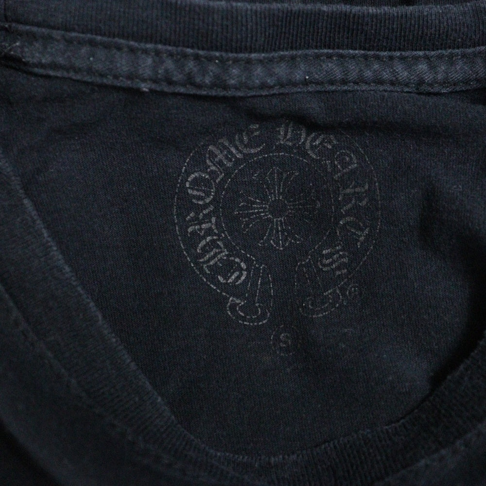 CHROME HEARTS(クロムハーツ) FLEURKNEE Tee フレアニー プリント クルーネック 半袖Tシャツ カットソー ブラック