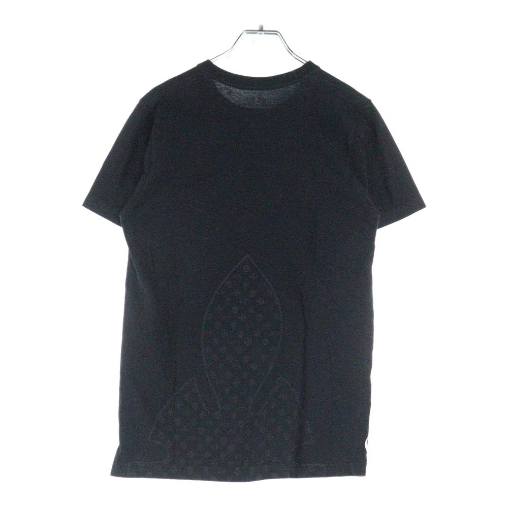 CHROME HEARTS(クロムハーツ) FLEURKNEE Tee フレアニー プリント クルーネック 半袖Tシャツ カットソー ブラック