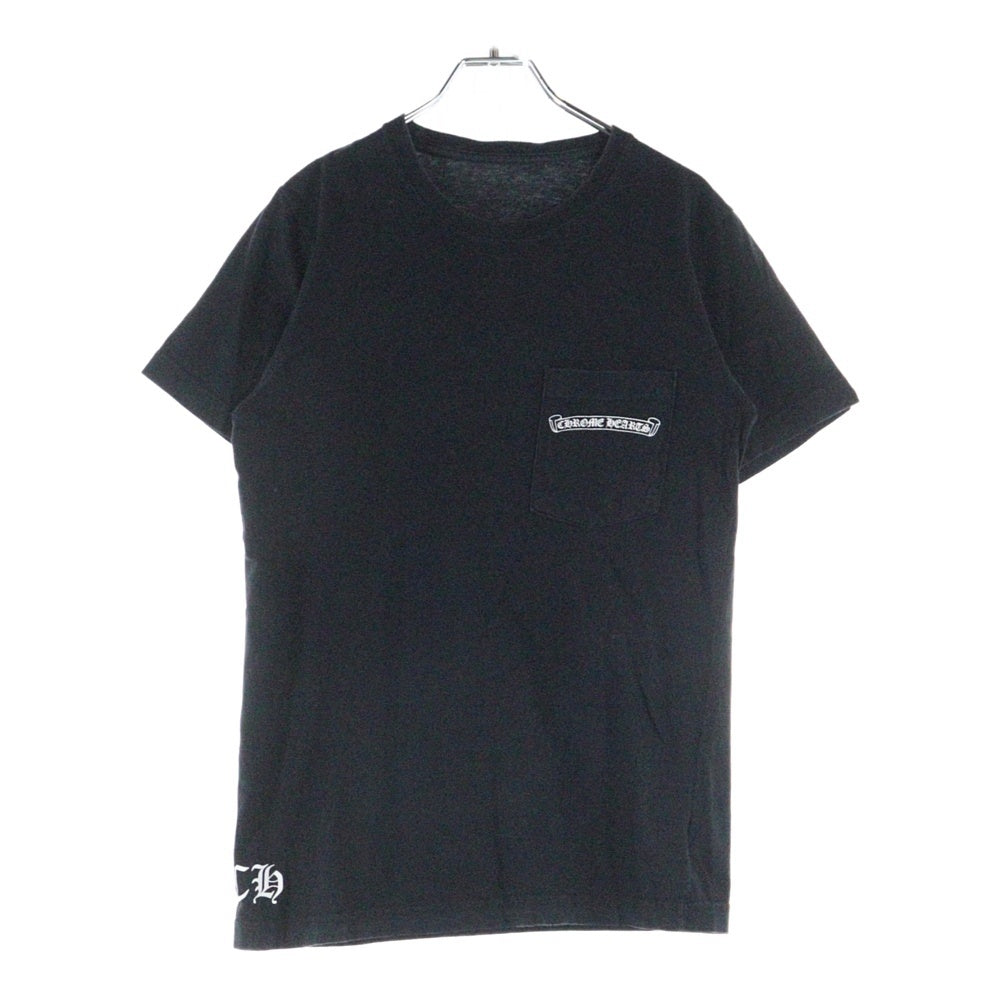 CHROME HEARTS(クロムハーツ) FLEURKNEE Tee フレアニー プリント クルーネック 半袖Tシャツ カットソー ブラック