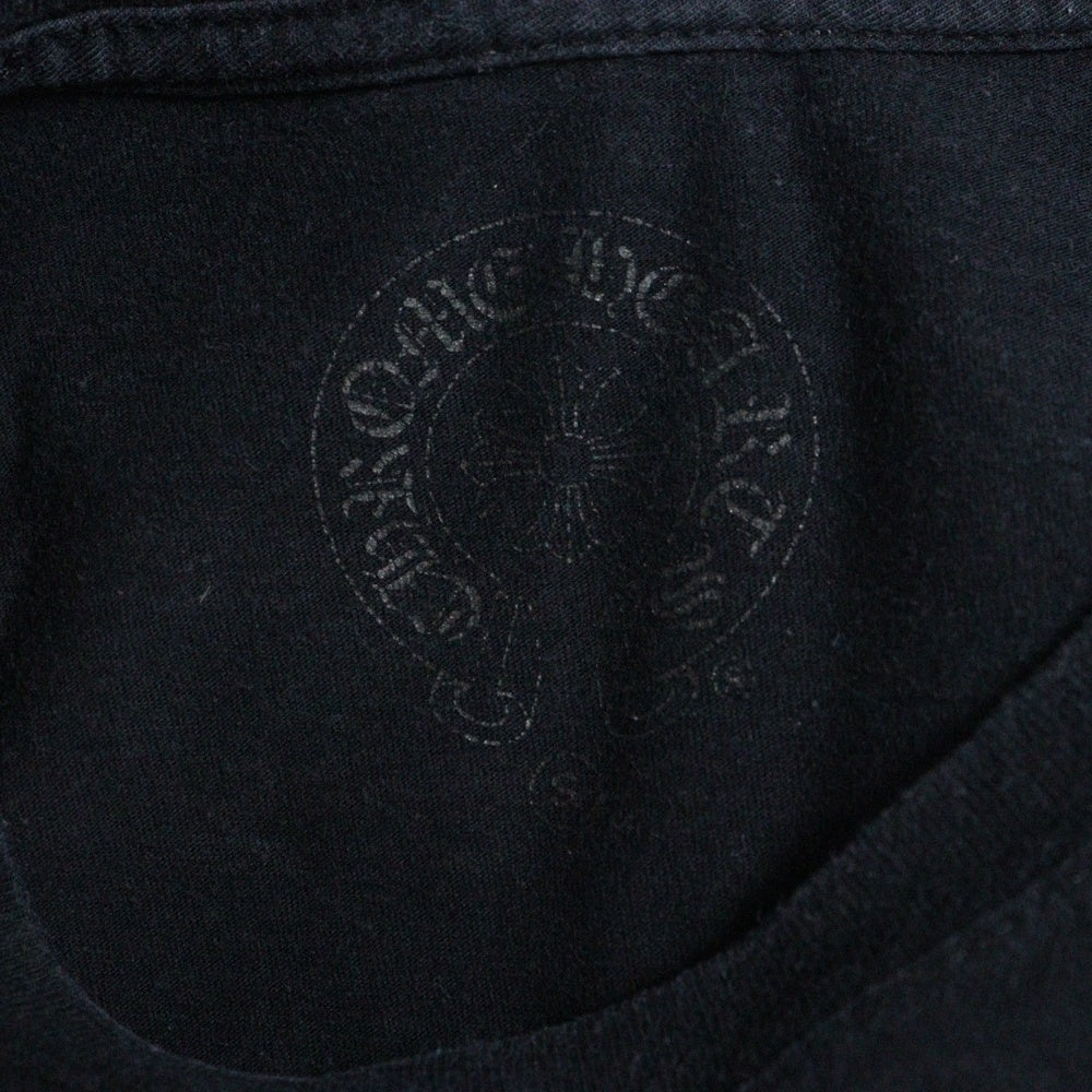 CHROME HEARTS(クロムハーツ) FLEURKNEE Tee フレアニー プリント クルーネック 半袖Tシャツ カットソー ブラック